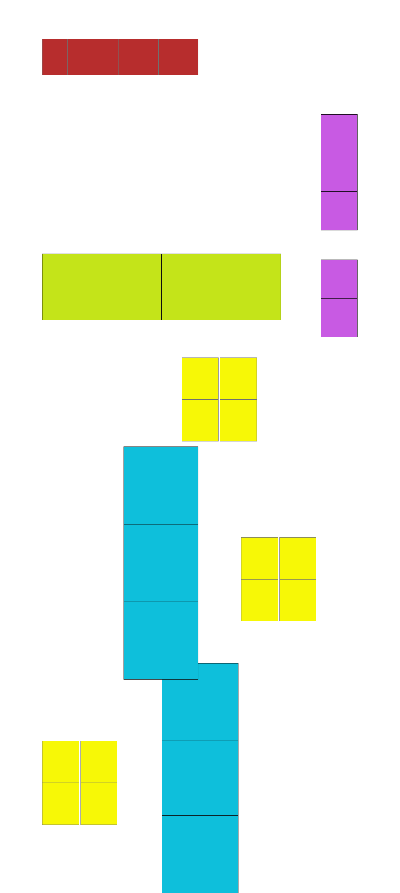 grid with multi-colored squares
